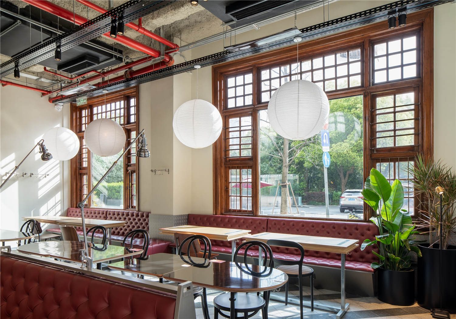 麵包店設計,甜品店設計,烘焙店設計,烘焙店設計案例,烘焙店設計方案,連鎖烘焙店設計,Luneurs 洛克外灘源店,上海,hcreates罕創建築設計