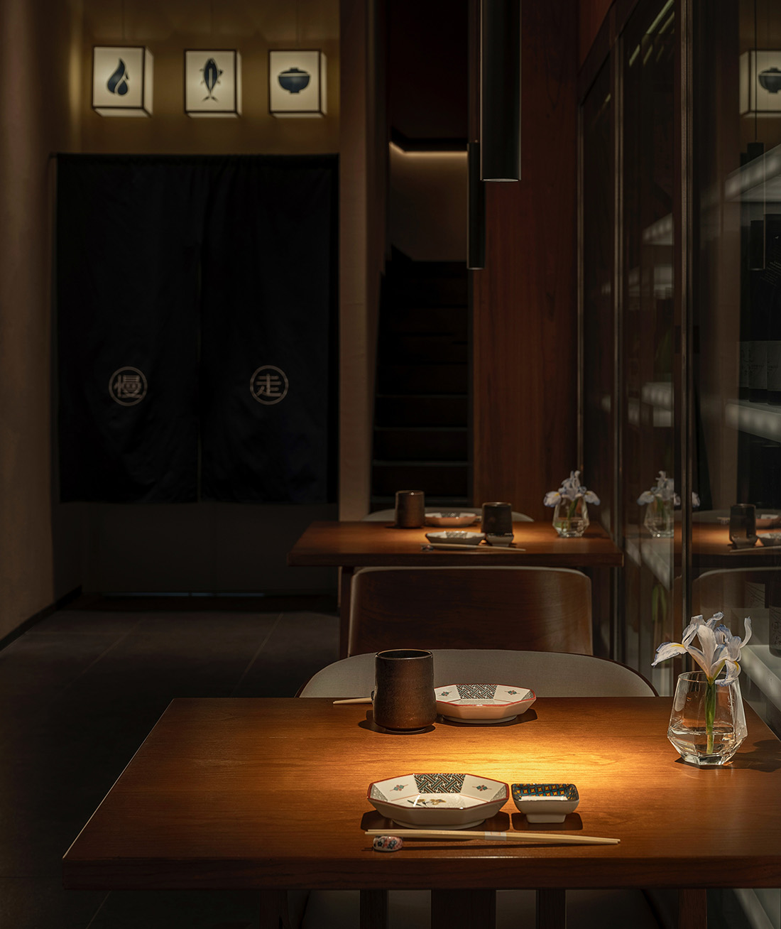 餐廳設計,日式餐廳設計,日料店設計,餐廳設計案例,餐廳設計方案,餐廳裝修,北京,慢走MANZO日料店,UNFOLDESIGN聿幾空間