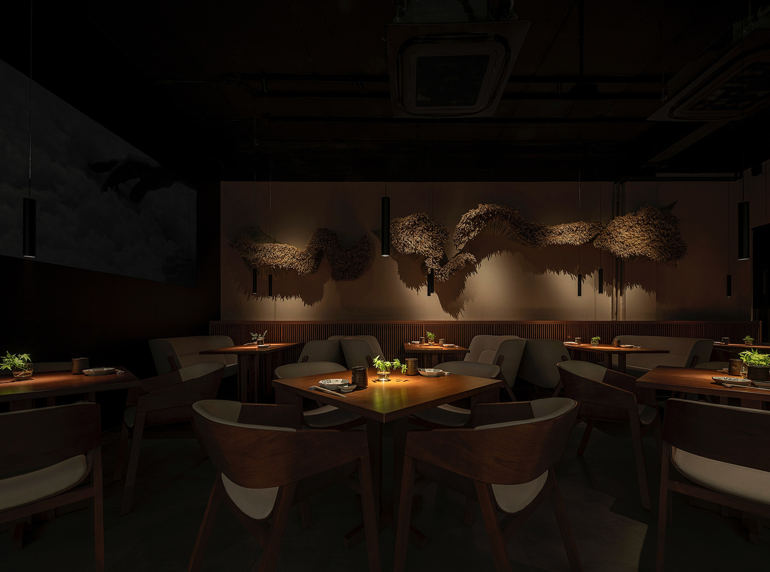 餐廳設計,日式餐廳設計,日料店設計,餐廳設計案例,餐廳設計方案,餐廳裝修,北京,慢走MANZO日料店,UNFOLDESIGN聿幾空間