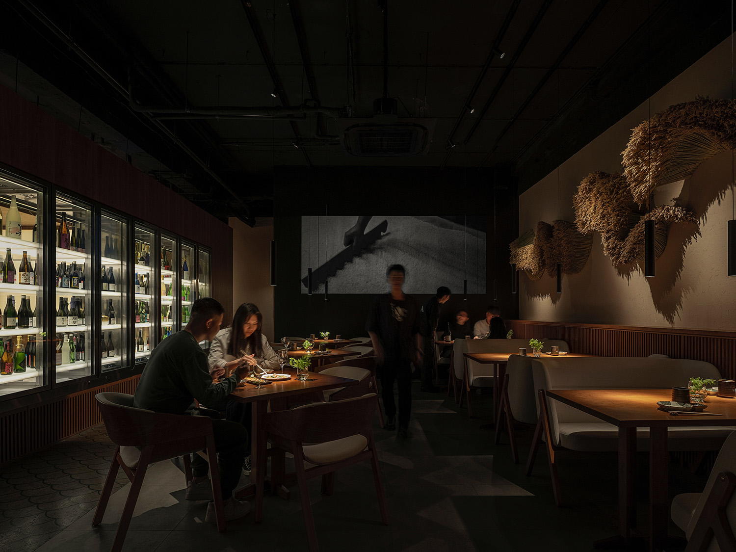 餐廳設計,日式餐廳設計,日料店設計,餐廳設計案例,餐廳設計方案,餐廳裝修,北京,慢走MANZO日料店,UNFOLDESIGN聿幾空間