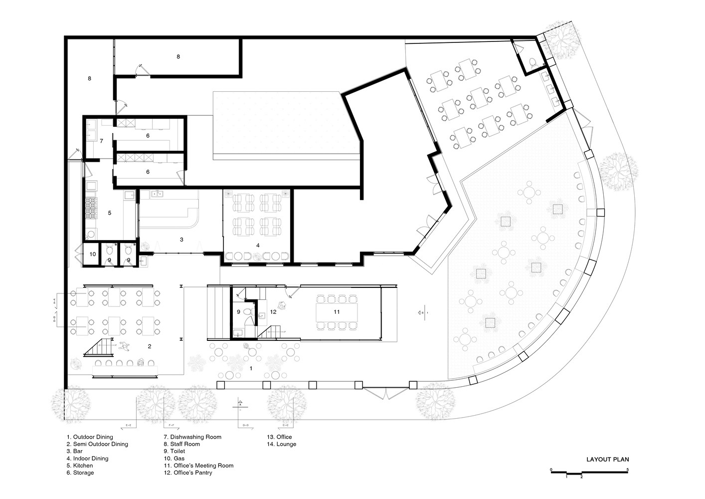 ANTI,咖啡廳設計案例,咖啡店設計,印尼,MAWU 咖啡廳,辦公室設計,咖啡廳設計,咖啡店設計案例,創意咖啡店