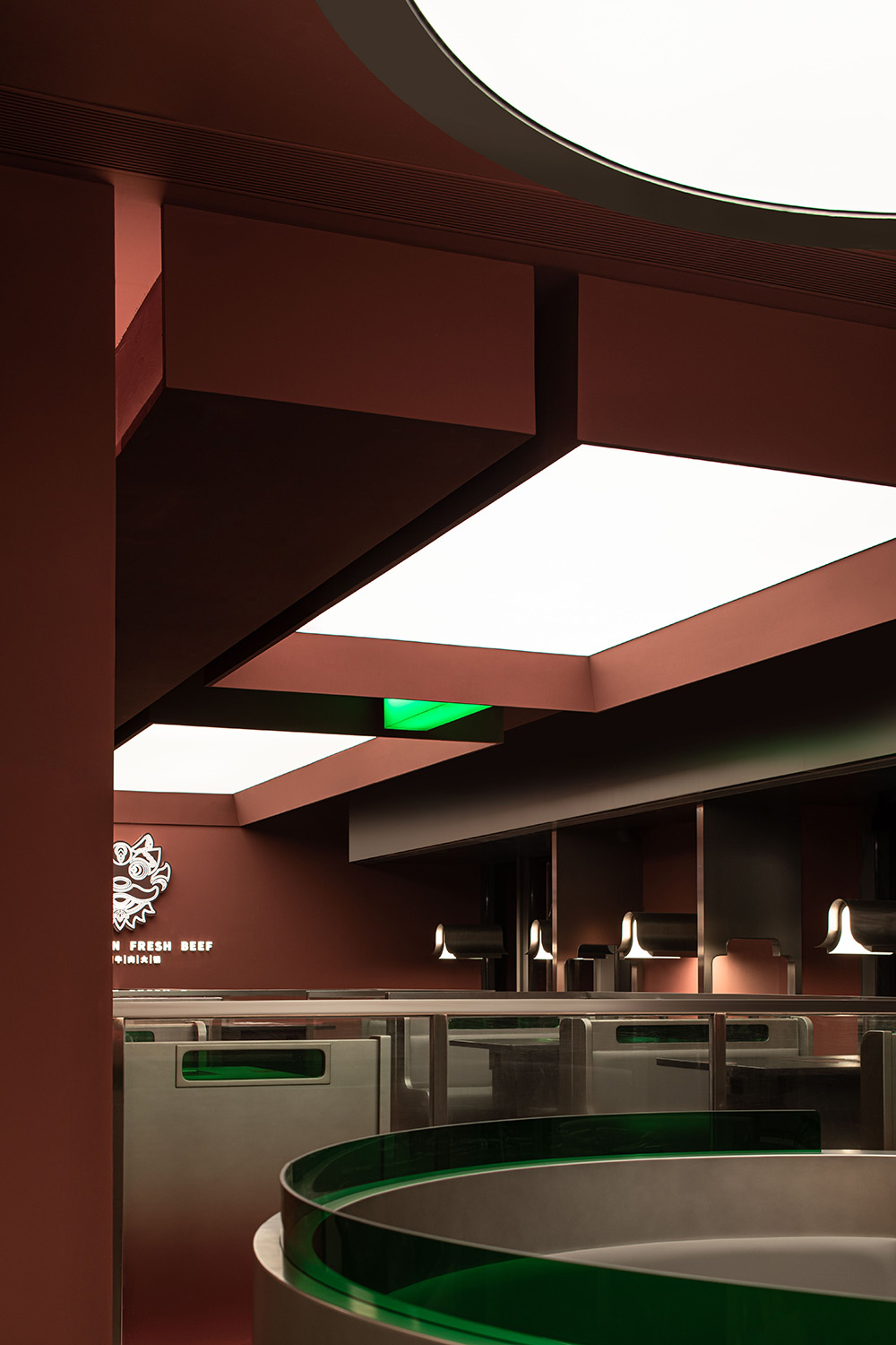 餐廳設計,餐廳設計方案,餐廳設計案例,火鍋店設計,火鍋店設計案例,火鍋店設計方案,火鍋店裝修,杭州,牛很鮮.潮汕牛肉火鍋萬象彙店,慢珊瑚設計