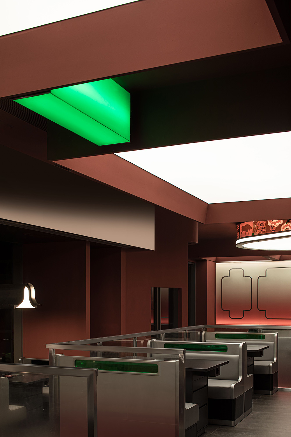 餐廳設計,餐廳設計方案,餐廳設計案例,火鍋店設計,火鍋店設計案例,火鍋店設計方案,火鍋店裝修,杭州,牛很鮮.潮汕牛肉火鍋萬象彙店,慢珊瑚設計