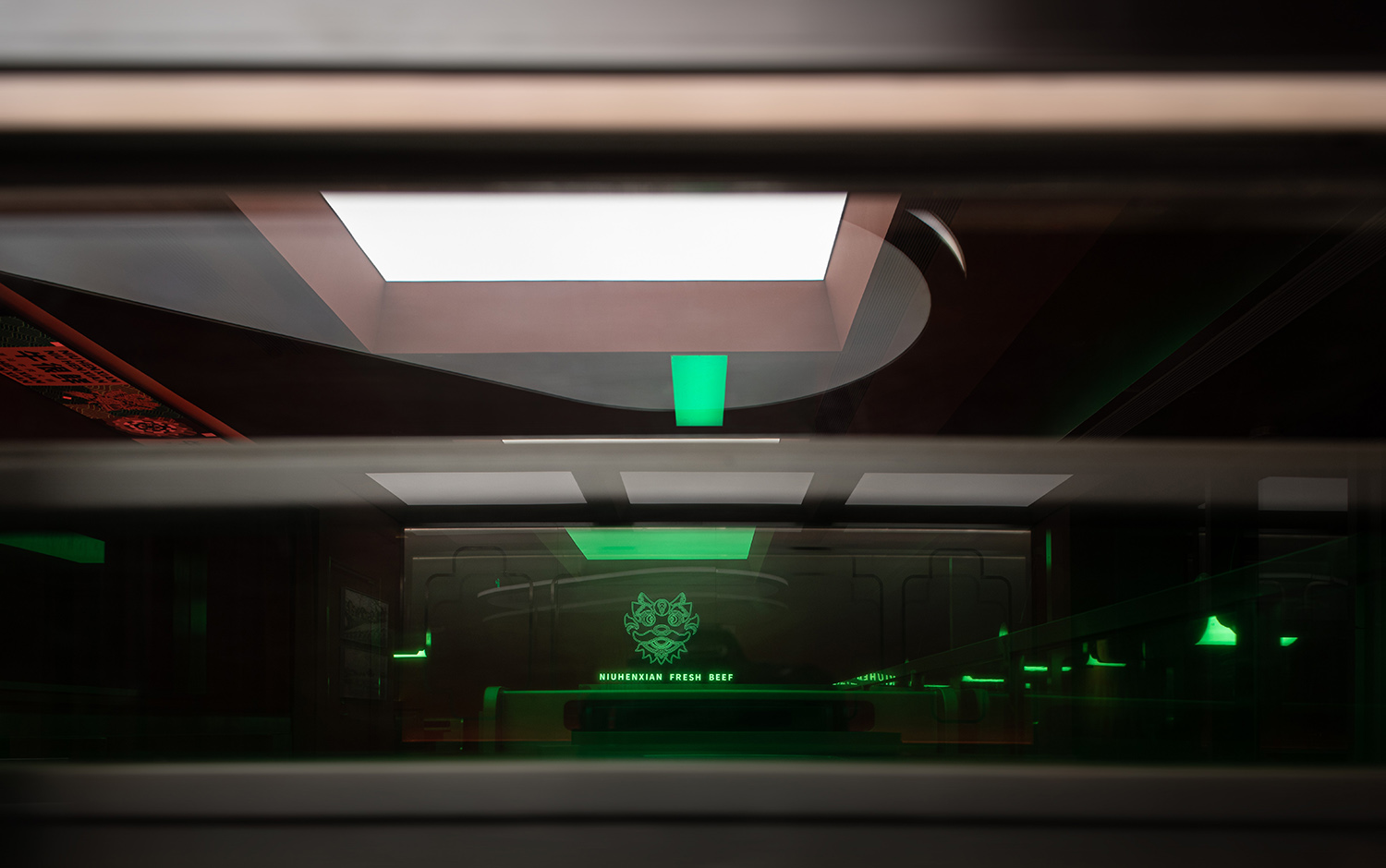 餐廳設計,餐廳設計方案,餐廳設計案例,火鍋店設計,火鍋店設計案例,火鍋店設計方案,火鍋店裝修,杭州,牛很鮮.潮汕牛肉火鍋萬象彙店,慢珊瑚設計