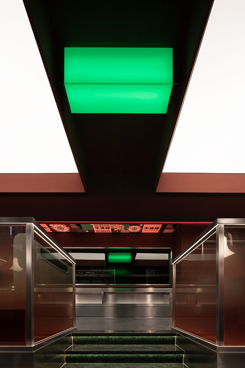 餐廳設計,餐廳設計方案,餐廳設計案例,火鍋店設計,火鍋店設計案例,火鍋店設計方案,火鍋店裝修,杭州,牛很鮮.潮汕牛肉火鍋萬象彙店,慢珊瑚設計