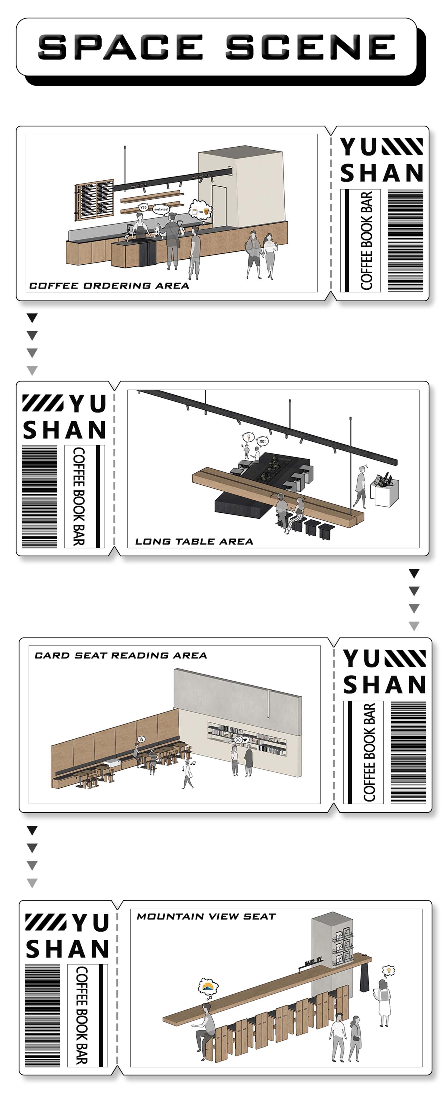 咖啡店設計,咖啡店設計案例,咖啡店設計方案,咖啡店裝修,書吧設計,小咖啡店設計,創意咖啡店設計,南京,中海·與山咖啡書吧,DAS Lab