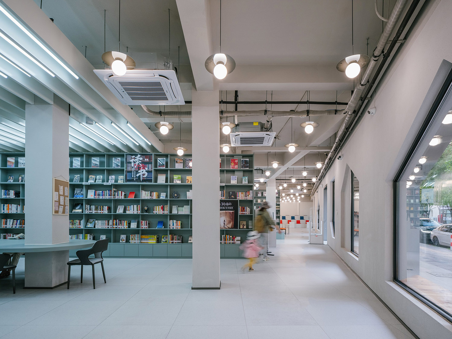 書店設計,商店設計,書店零售店設計,書店設計案例,書店設計方案,外立麵改造,書店外立麵改造設計,商店外立麵改造,上海,幸樂路城市書屋,三益建築設計