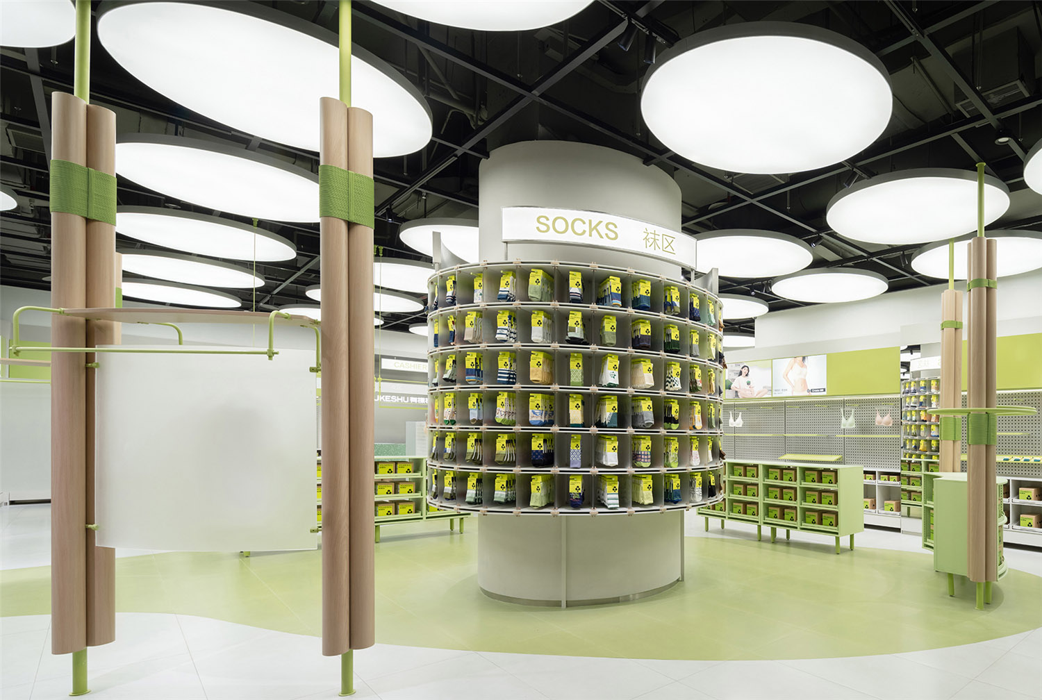 零售店設計,內衣店設計,內衣零售店設計,商店設計,商鋪設計,零售店設計方案,零售店設計案例,商鋪裝修,上海,YOUKESHU有棵樹萬象城店,SLT