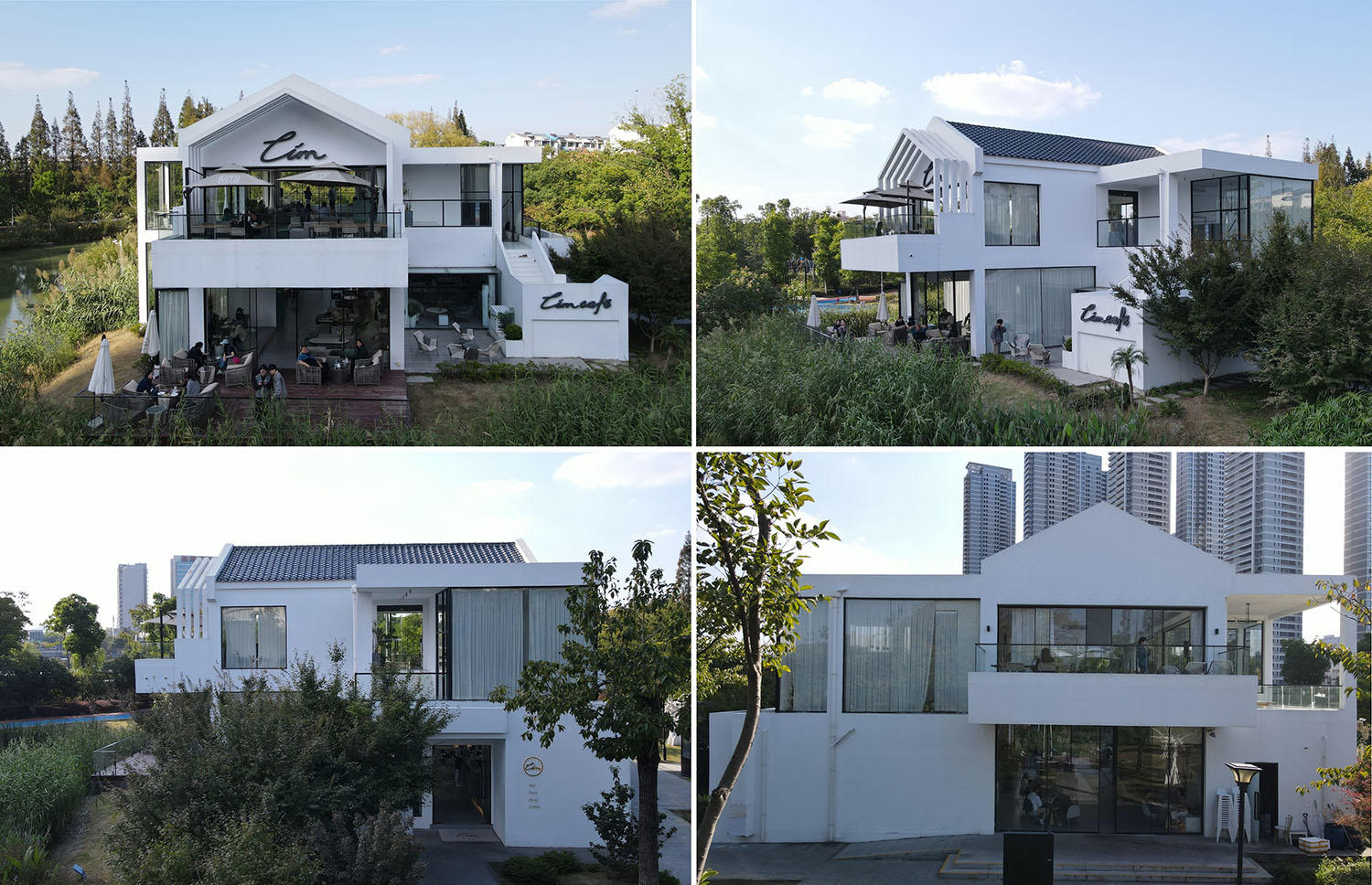 咖啡廳設計,咖啡館設計,咖啡廳設計方案,咖啡廳設計案例,創意咖啡廳設計,網紅咖啡廳設計,蘇州,LIM咖啡運河公園店,有點建築