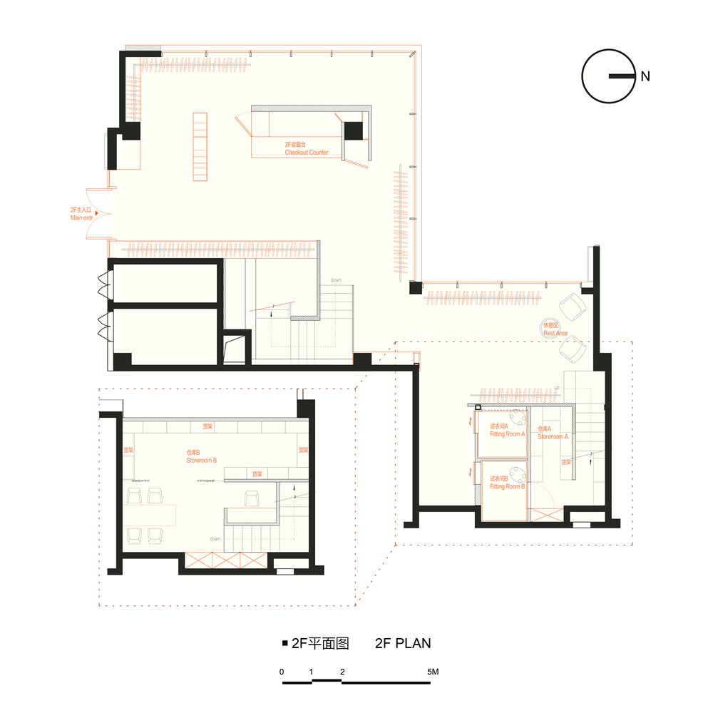 服裝店設計,男裝店設計,服裝店設計案例,服裝店設計方案,零售店設計,商店設計,服裝零售店設計,成都,WHOOSIS,未來以北工作室