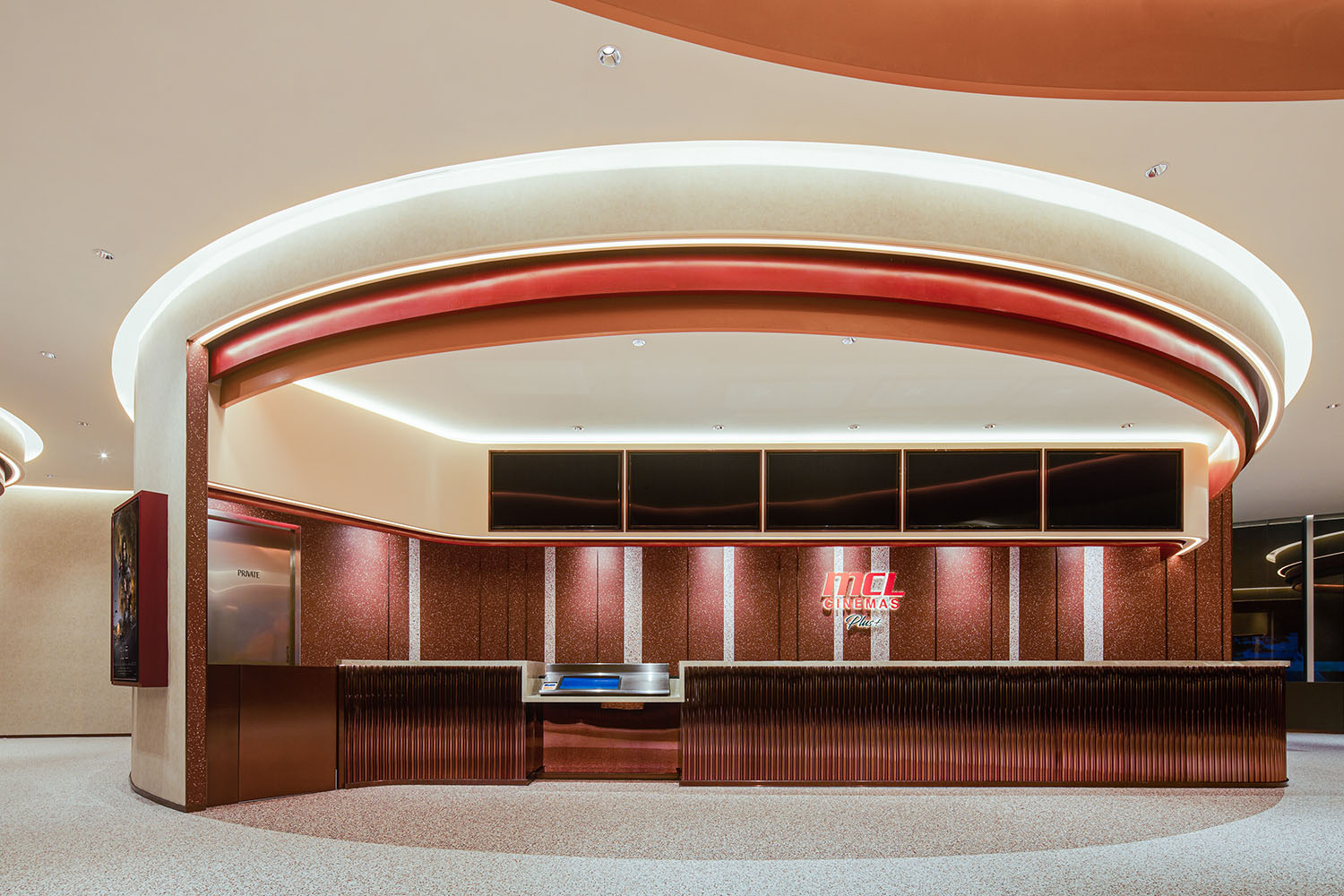 電影院設計,電影院設計案例,電影院設計方案,香港,MCL+荷裏活戲院,OFT設計