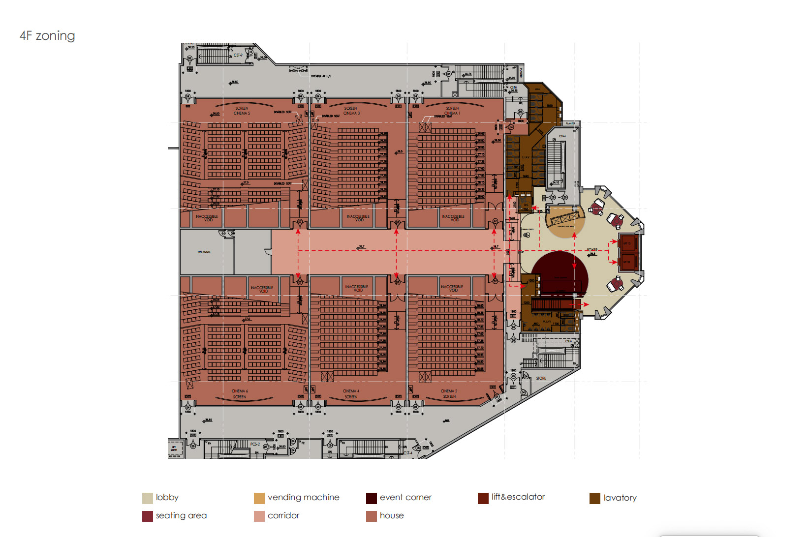電影院設計,電影院設計案例,電影院設計方案,香港,MCL+荷裏活戲院,OFT設計