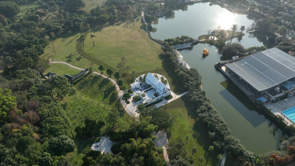 書店設計,公園書店設計,公園公共建築設計,建築設計,公園建築景觀設計,中山,紫馬嶺公園香山書房,廣東中山建築設計院股份有限公司