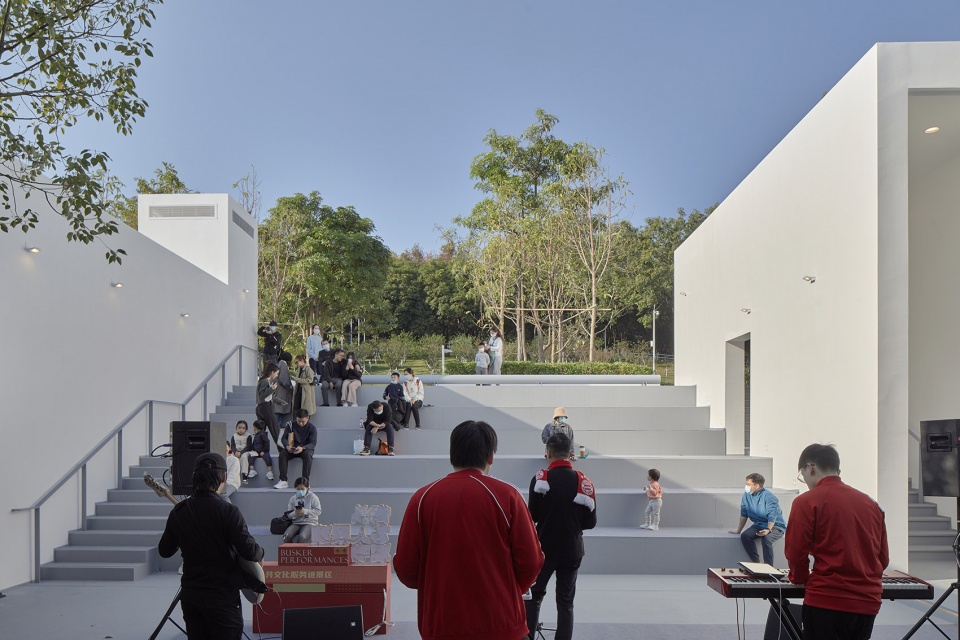 書店設計,公園書店設計,公園公共建築設計,建築設計,公園建築景觀設計,中山,紫馬嶺公園香山書房,廣東中山建築設計院股份有限公司