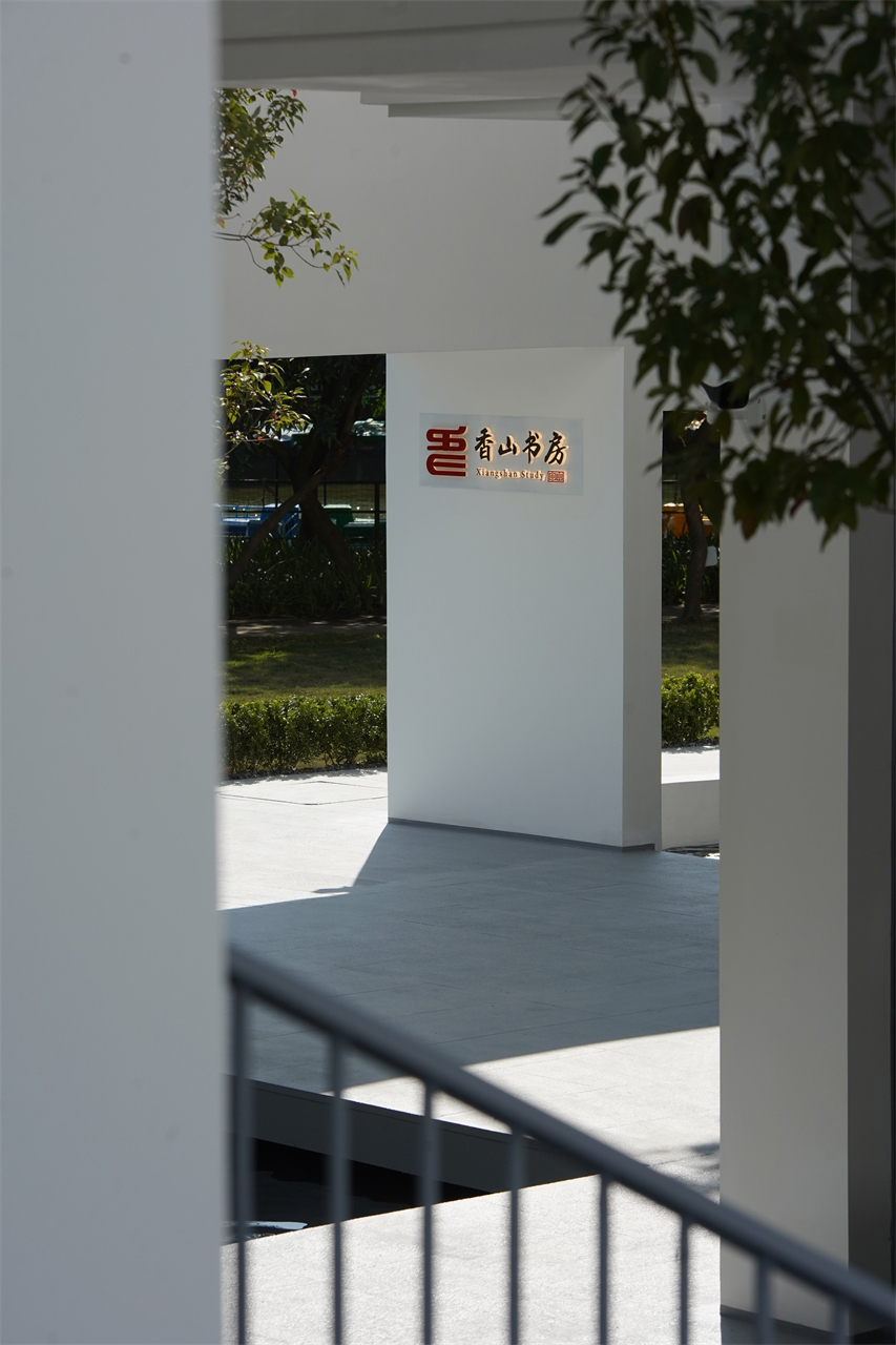 書店設計,公園書店設計,公園公共建築設計,建築設計,公園建築景觀設計,中山,紫馬嶺公園香山書房,廣東中山建築設計院股份有限公司