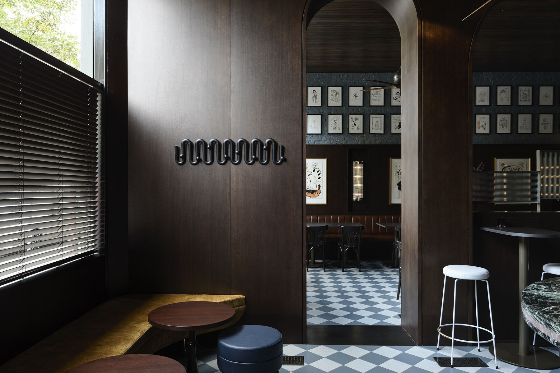 酒吧設計,酒吧設計案例,POODLE BAR,酒吧設計方案,酒吧裝修,餐吧餐廳,墨爾本,BERGMAN & CO,澳大利亞