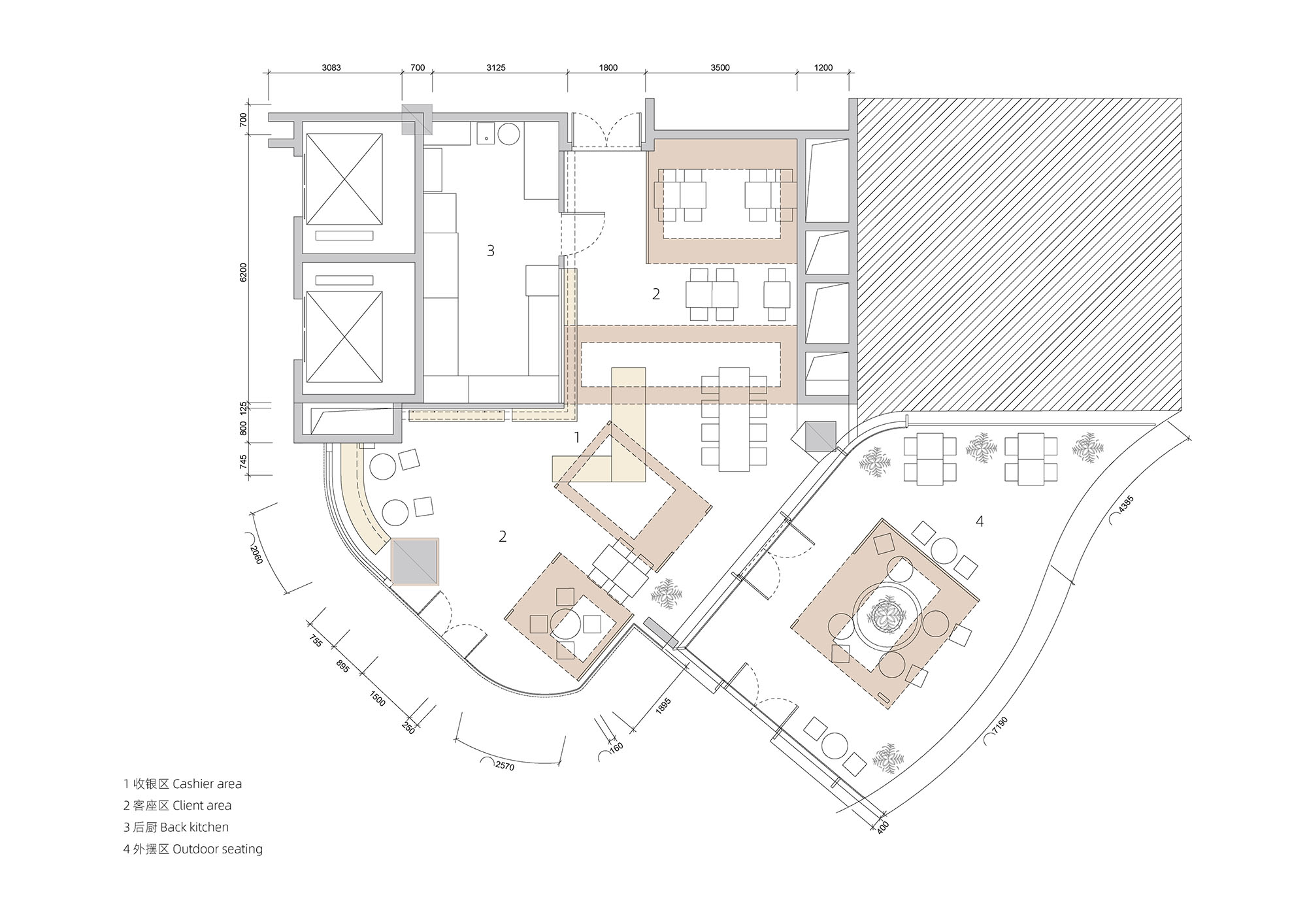 麵包店設計,甜品店設計,甜品店設計案例,甜品店設計方案,連鎖甜品店設計,創意店鋪設計,深圳,彬媽糖水超級總部店,勉強設計事務所