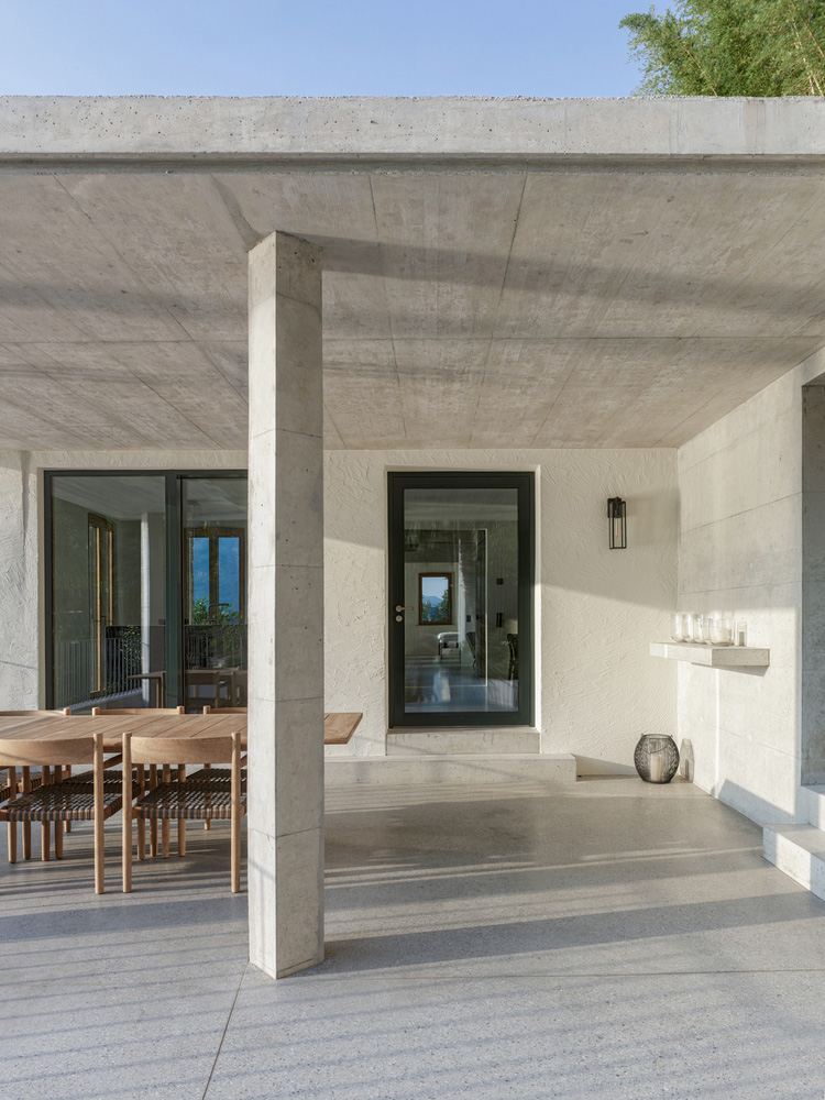 住宅設計,住宅設計案例,住宅改造,清水混凝土,Kollektiv Marudo,瑞士,湖景住宅,130㎡