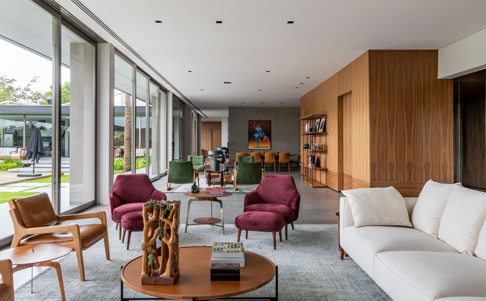 住宅設計,別墅設計案例,別墅設計,別墅設計方案,開放式布局,Alexandre Chaguri Arquitetura,巴西,山景別墅,1200㎡