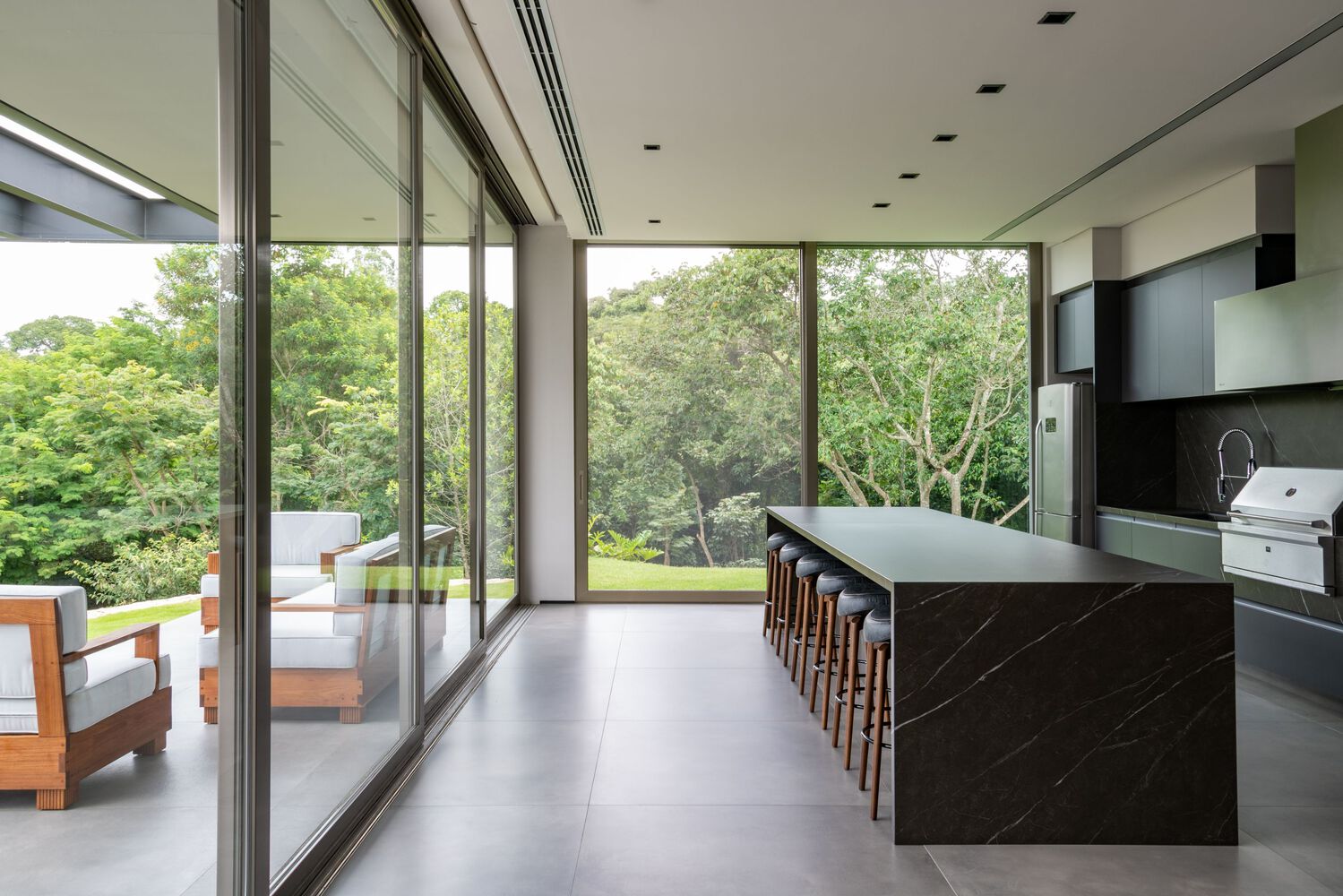 住宅設計,別墅設計案例,別墅設計,別墅設計方案,開放式布局,Alexandre Chaguri Arquitetura,巴西,山景別墅,1200㎡