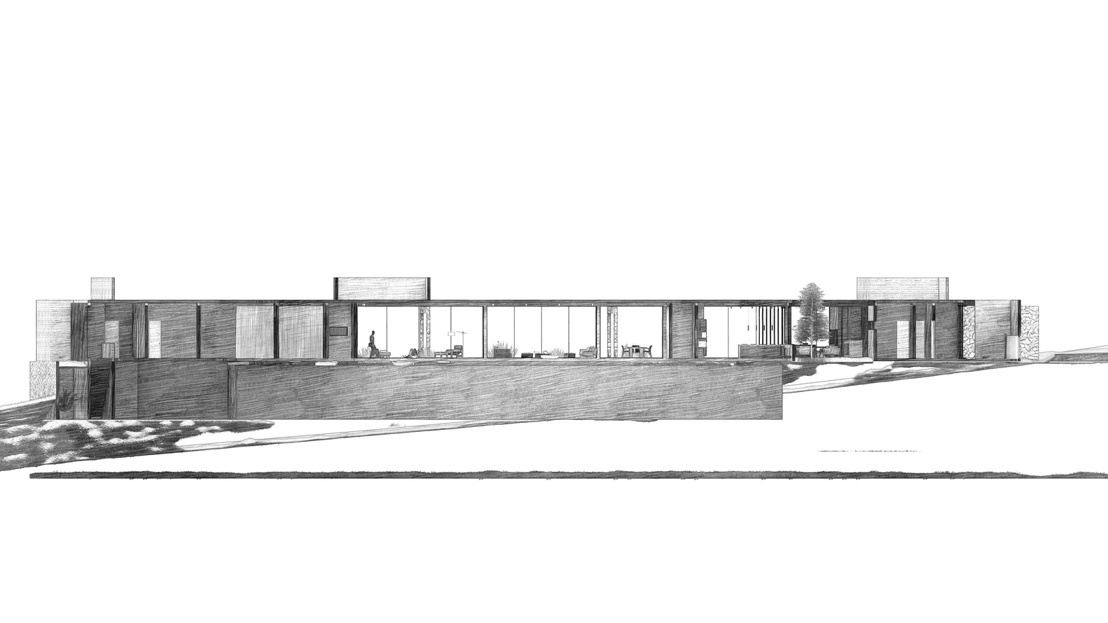 住宅設計,別墅設計案例,別墅設計,別墅設計方案,開放式布局,Alexandre Chaguri Arquitetura,巴西,山景別墅,1200㎡