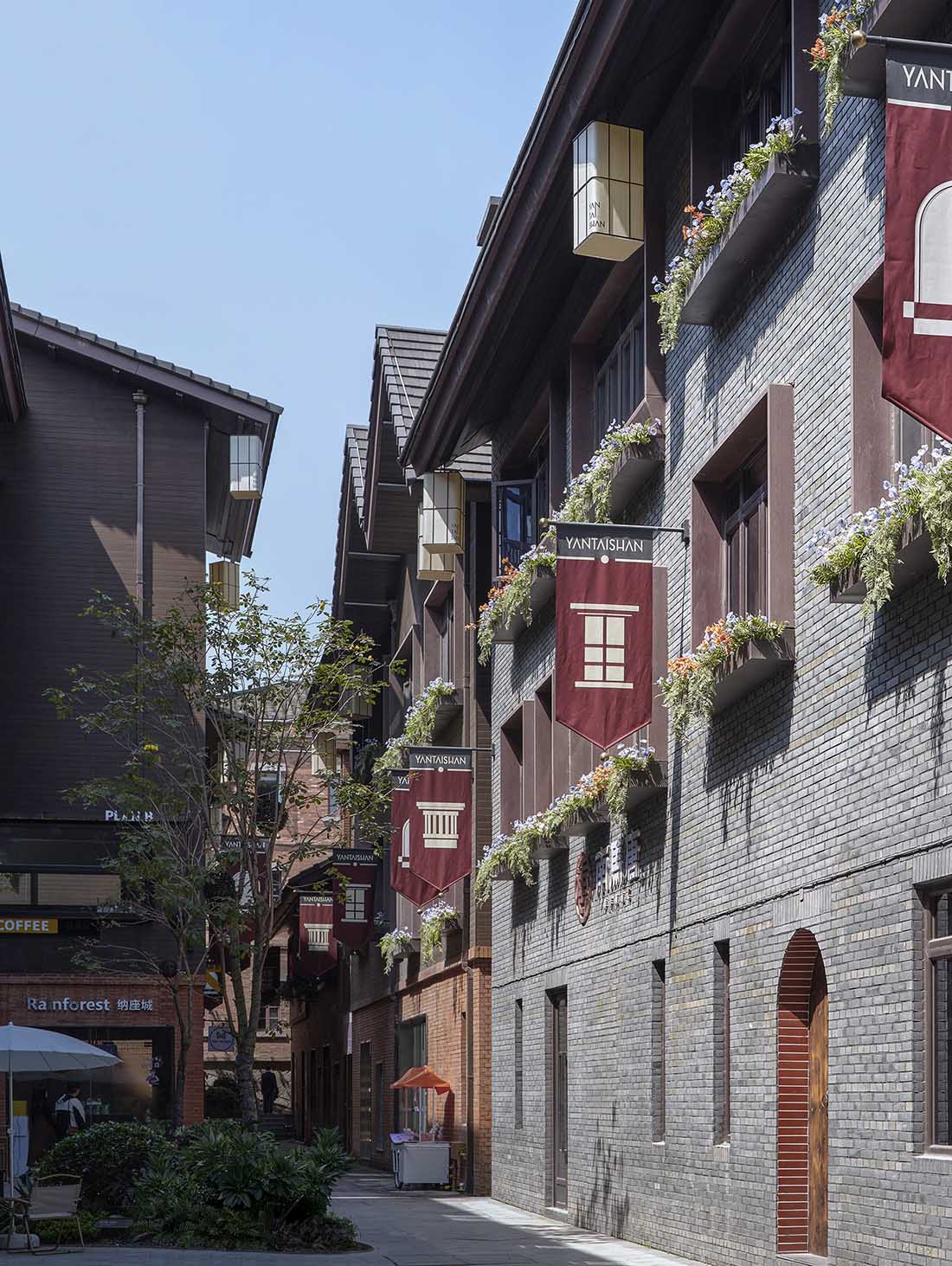 公共空間設計,商業街改造,街景改造,街景改造設計,商業街升級改造,街景改造升級,福州,煙台山商業街景營造,宇合光年