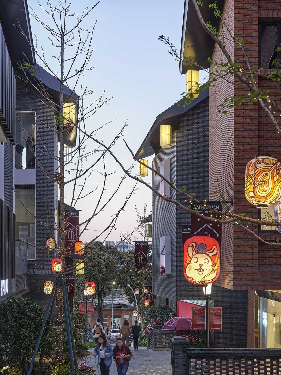 公共空間設計,商業街改造,街景改造,街景改造設計,商業街升級改造,街景改造升級,福州,煙台山商業街景營造,宇合光年