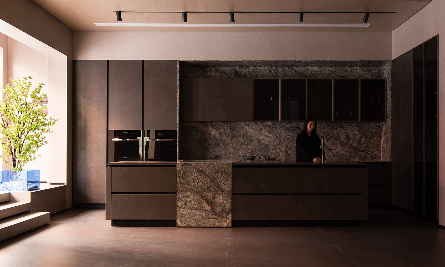 展廳設計,展廳設計案例,展廳設計方案,岩板展廳設計,材料展廳設計,建材展廳設計,廣東,西班牙GOJE岩板展廳,拓維設計