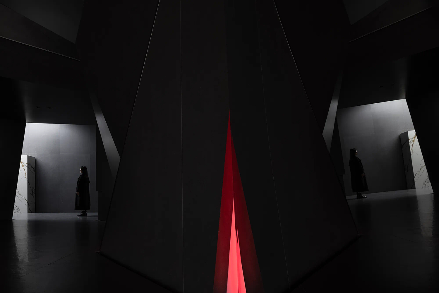 展廳設計,展廳設計案例,展廳設計方案,岩板展廳設計,材料展廳設計,建材展廳設計,廣東,西班牙GOJE岩板展廳,拓維設計