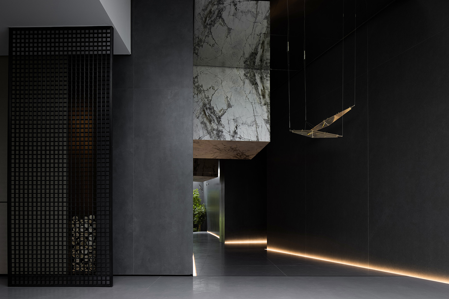 展廳設計,展廳設計案例,展廳設計方案,岩板展廳設計,材料展廳設計,建材展廳設計,廣東,西班牙GOJE岩板展廳,拓維設計