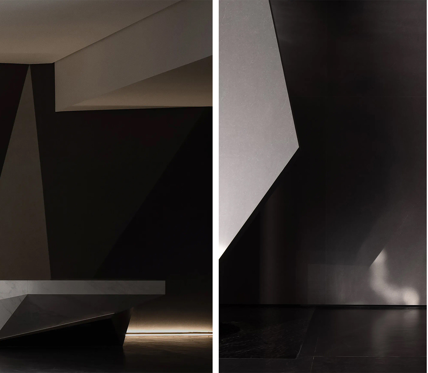 展廳設計,展廳設計案例,展廳設計方案,岩板展廳設計,材料展廳設計,建材展廳設計,廣東,西班牙GOJE岩板展廳,拓維設計