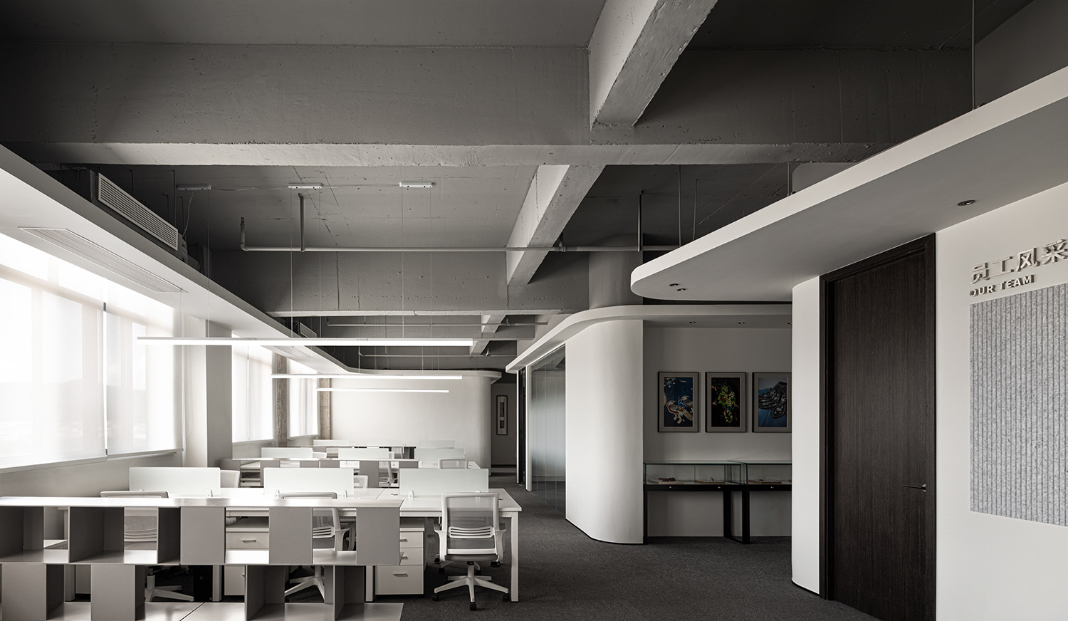 辦公室設計,辦公室設計案例,辦公室設計方案,辦公室裝修,開放式辦公室設計,現代風格辦公室設計,橫店歡娛影視藝術中心,泛域設計Fununit Design