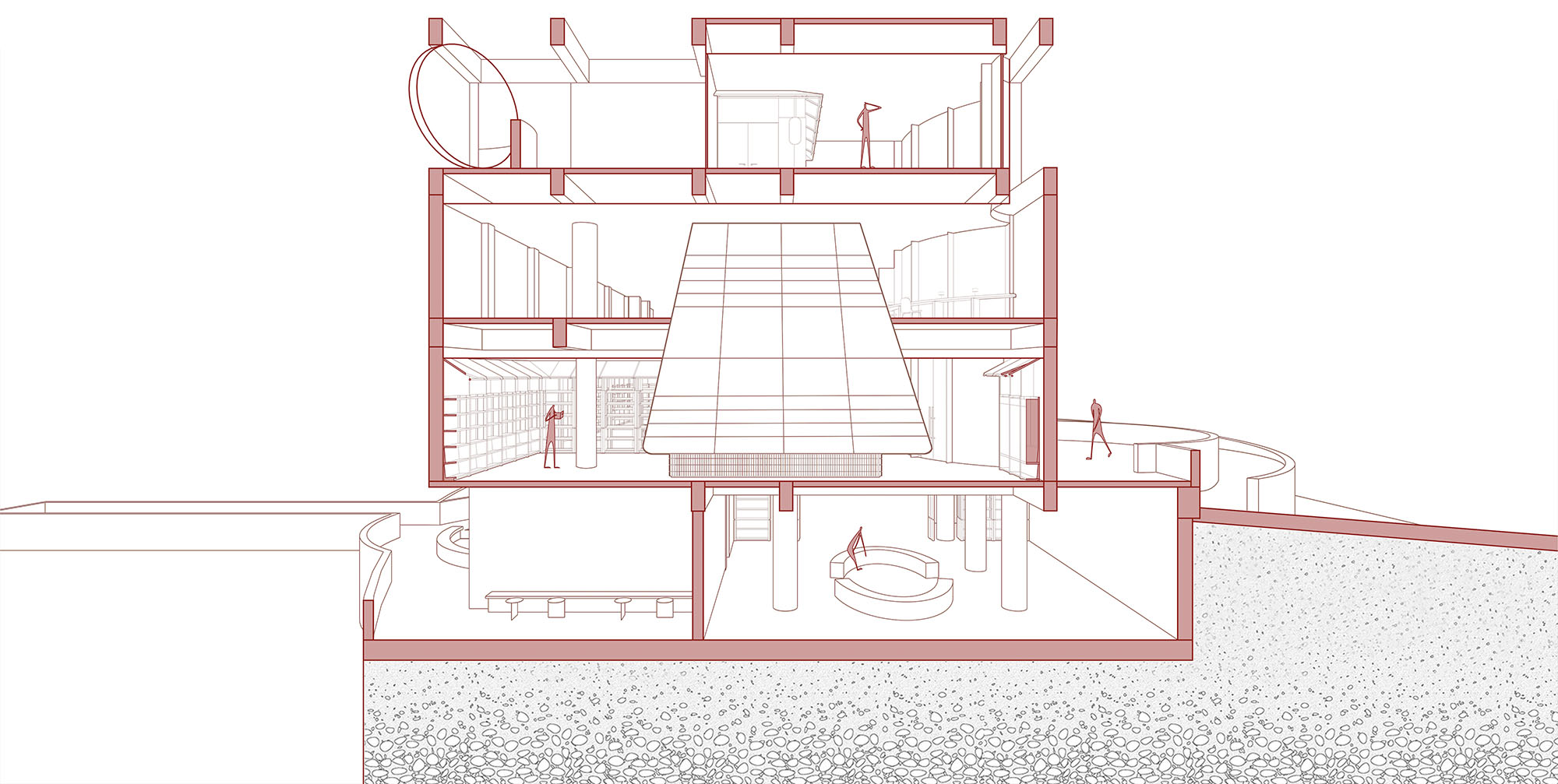 建築設計,公園建築設計,公共空間設計,景區建築設計,圖書館設計,建築改造,江蘇溧陽,「溧」 城市書房,大犬建築