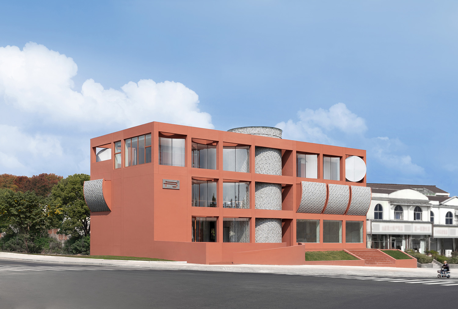 建築設計,公園建築設計,公共空間設計,景區建築設計,圖書館設計,建築改造,江蘇溧陽,「溧」 城市書房,大犬建築