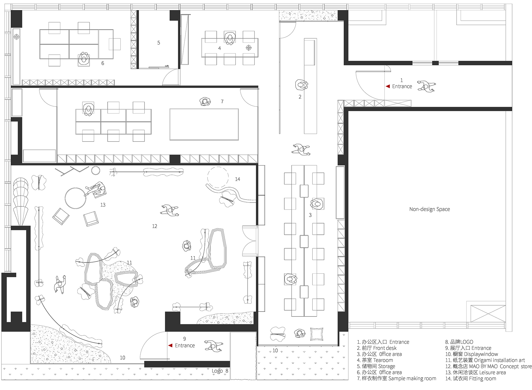 辦公室設計,辦公室設計案例,辦公室設計方案,服裝公司辦公室設計,概念店設計,服裝概念店設計,廣州,MAO BY MAO辦公空間+概念店,另奕可能
