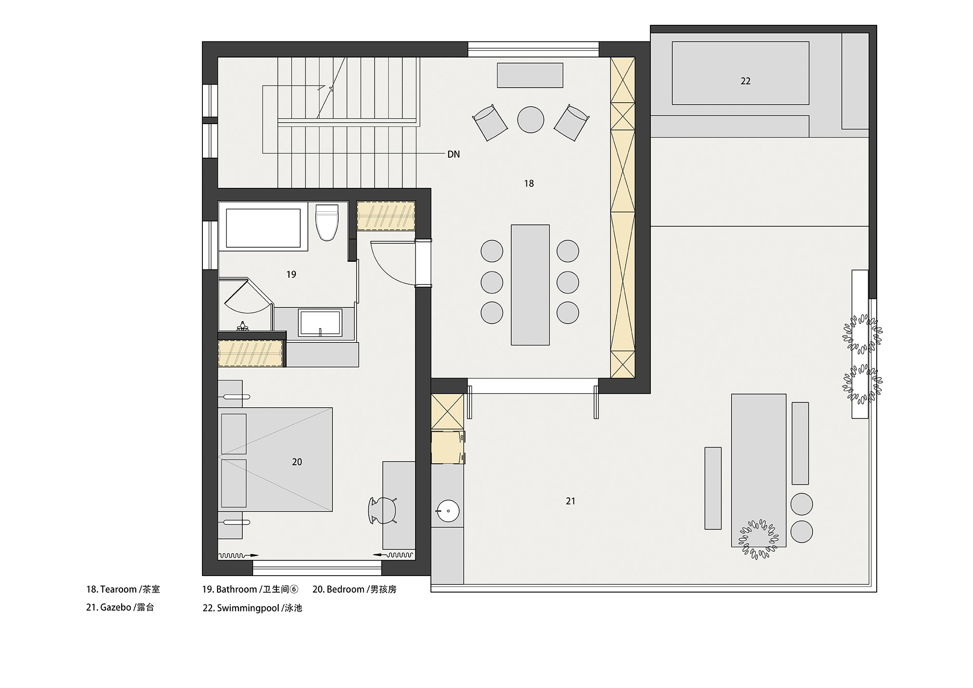 300㎡住宅設計,300㎡,別墅設計,別墅設計案例,別墅設計方案,獨棟住宅設計,鄉村別墅設計,舊物新生的靜謐之所-素樸住宅,衢州,向以設計