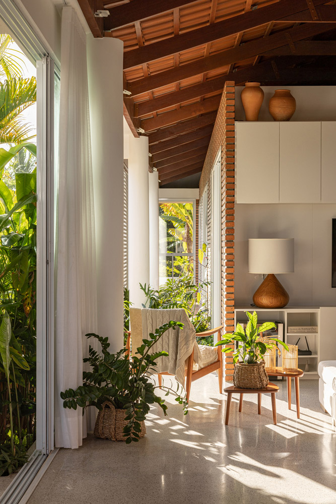 住宅設計,聯排別墅,別墅設計,紅磚別墅,Coletivo de Arquitetos,巴西,庭院別墅,300㎡