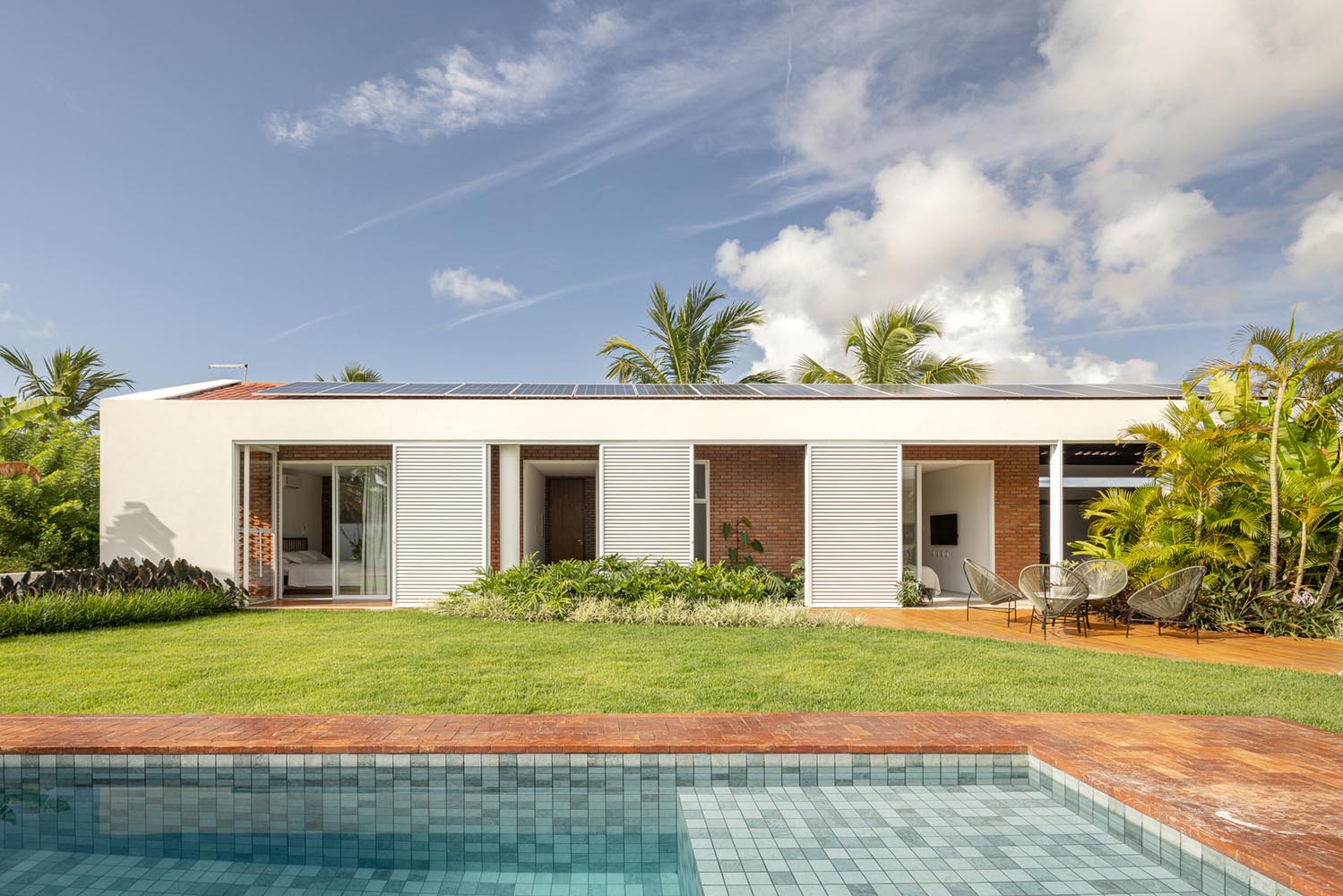 住宅設計,聯排別墅,別墅設計,紅磚別墅,Coletivo de Arquitetos,巴西,庭院別墅,300㎡