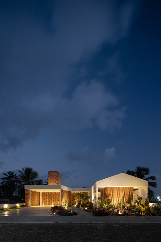 住宅設計,聯排別墅,別墅設計,紅磚別墅,Coletivo de Arquitetos,巴西,庭院別墅,300㎡