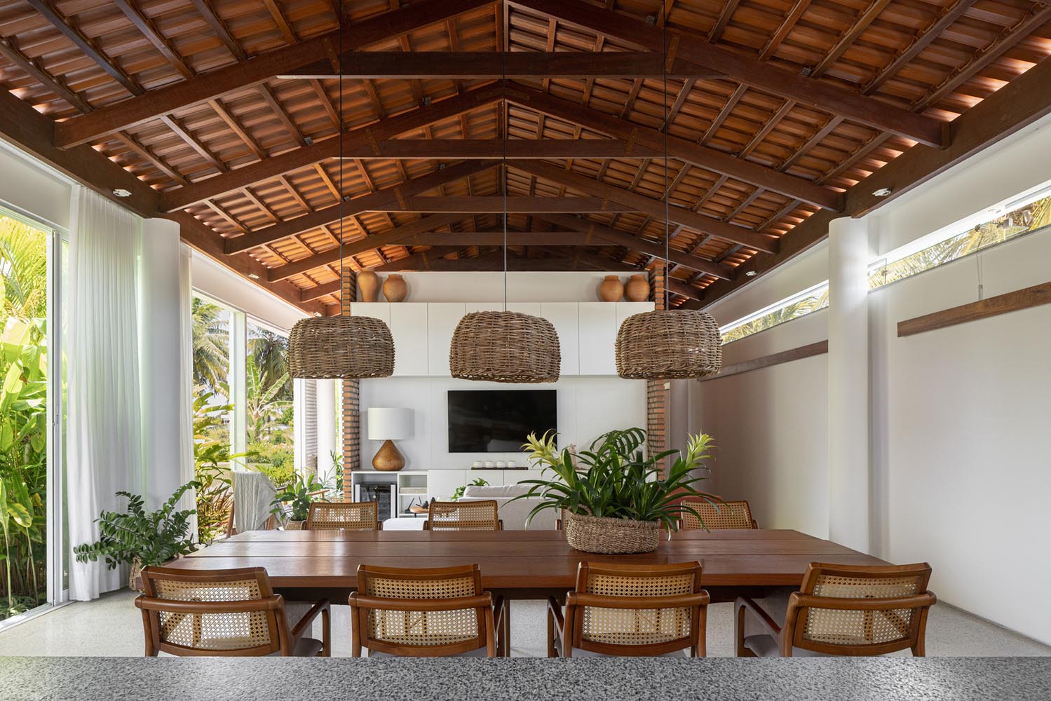 住宅設計,聯排別墅,別墅設計,紅磚別墅,Coletivo de Arquitetos,巴西,庭院別墅,300㎡