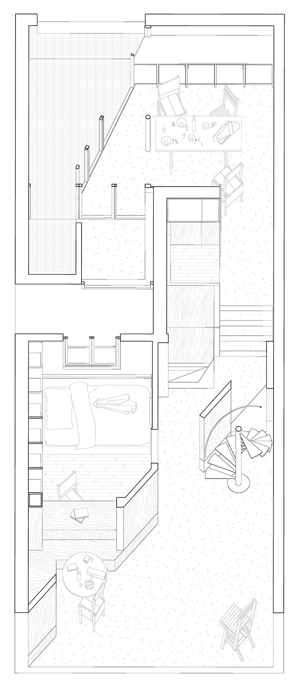 45㎡,45㎡住宅設計,家裝設計,家裝設計案例,家裝設計方案,小戶型設計,公寓設計,住宅改造,舊宅翻新,公寓改造,上海,house 04住宅改造,隹禾設計