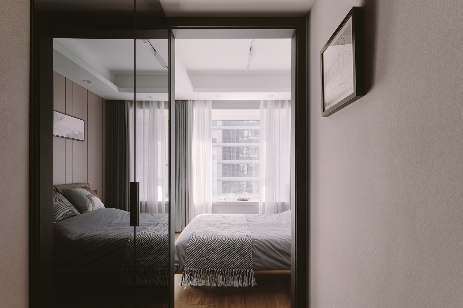 135㎡,135㎡住宅設計,家裝設計,家裝設計案例,家裝設計方案,現代風格住宅設計,極簡風格住宅設計,公寓設計,上海,前灘極簡現代又充滿溫情的家,內造設計