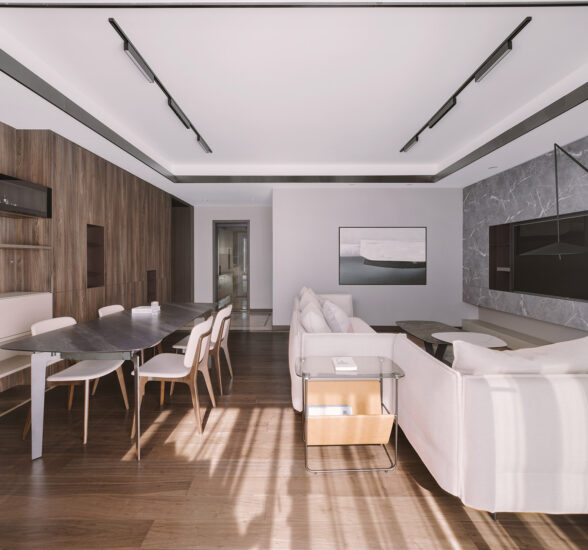 內造設計｜135㎡，上海前灘極簡現代又充滿溫情的家