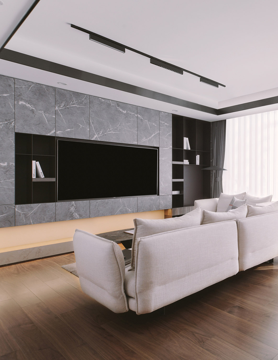 135㎡,135㎡住宅設計,家裝設計,家裝設計案例,家裝設計方案,現代風格住宅設計,極簡風格住宅設計,公寓設計,上海,前灘極簡現代又充滿溫情的家,內造設計