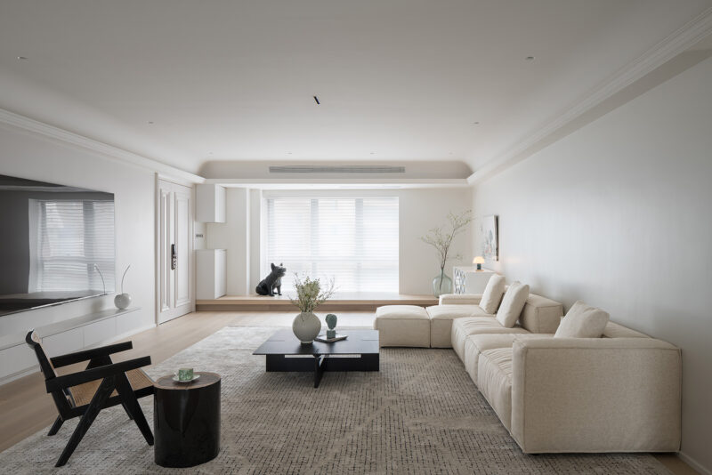 示覺設計 | 300㎡，上海大平層-減法設計下不被定義的家