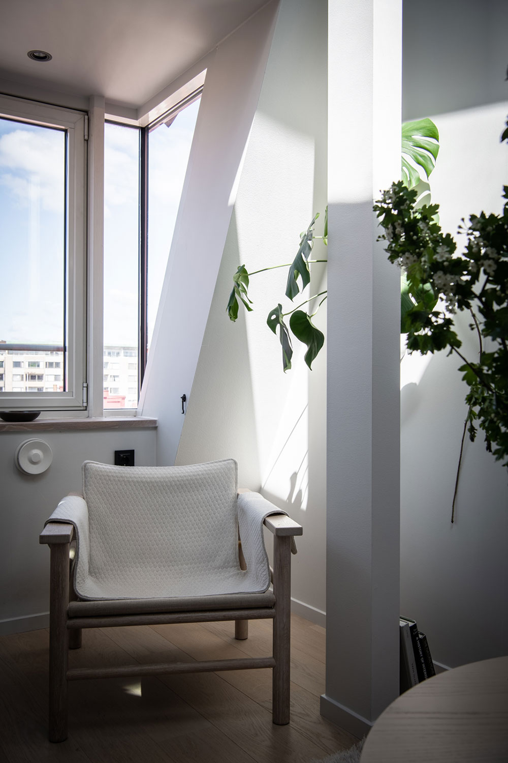 公寓設計,頂層公寓設計案例,Burfors,65㎡,瑞典,哥德堡,頂層閣樓,小戶型設計