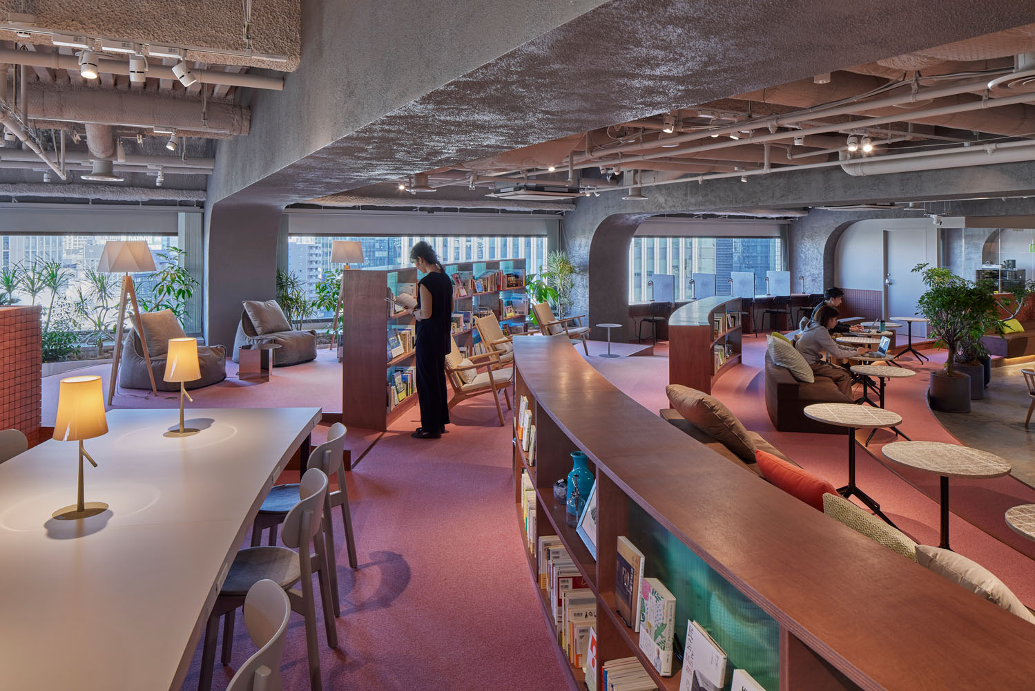 辦公室設計,辦公室設計案例,KOKUYO,日本,Nippan集團總部辦公室,東京,工業風辦公室