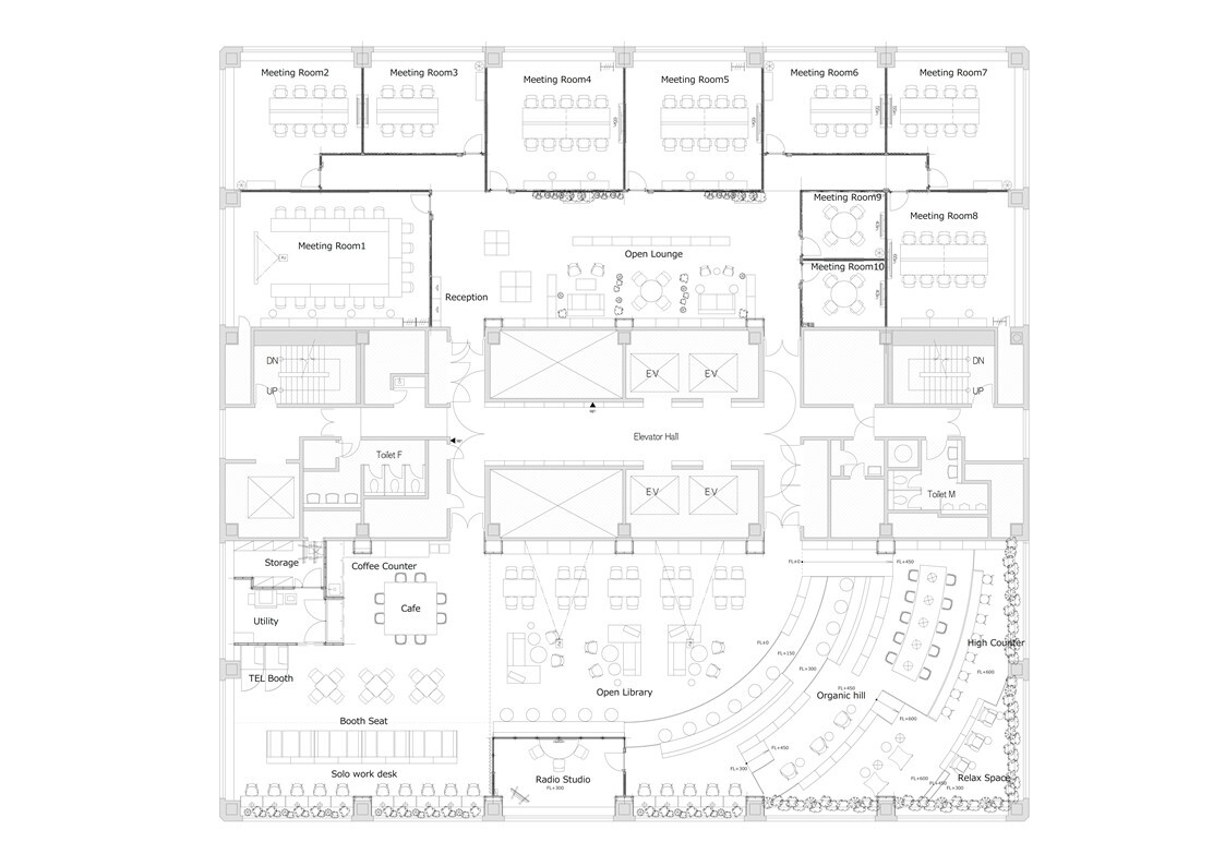 辦公室設計,辦公室設計案例,KOKUYO,日本,Nippan集團總部辦公室,東京,工業風辦公室