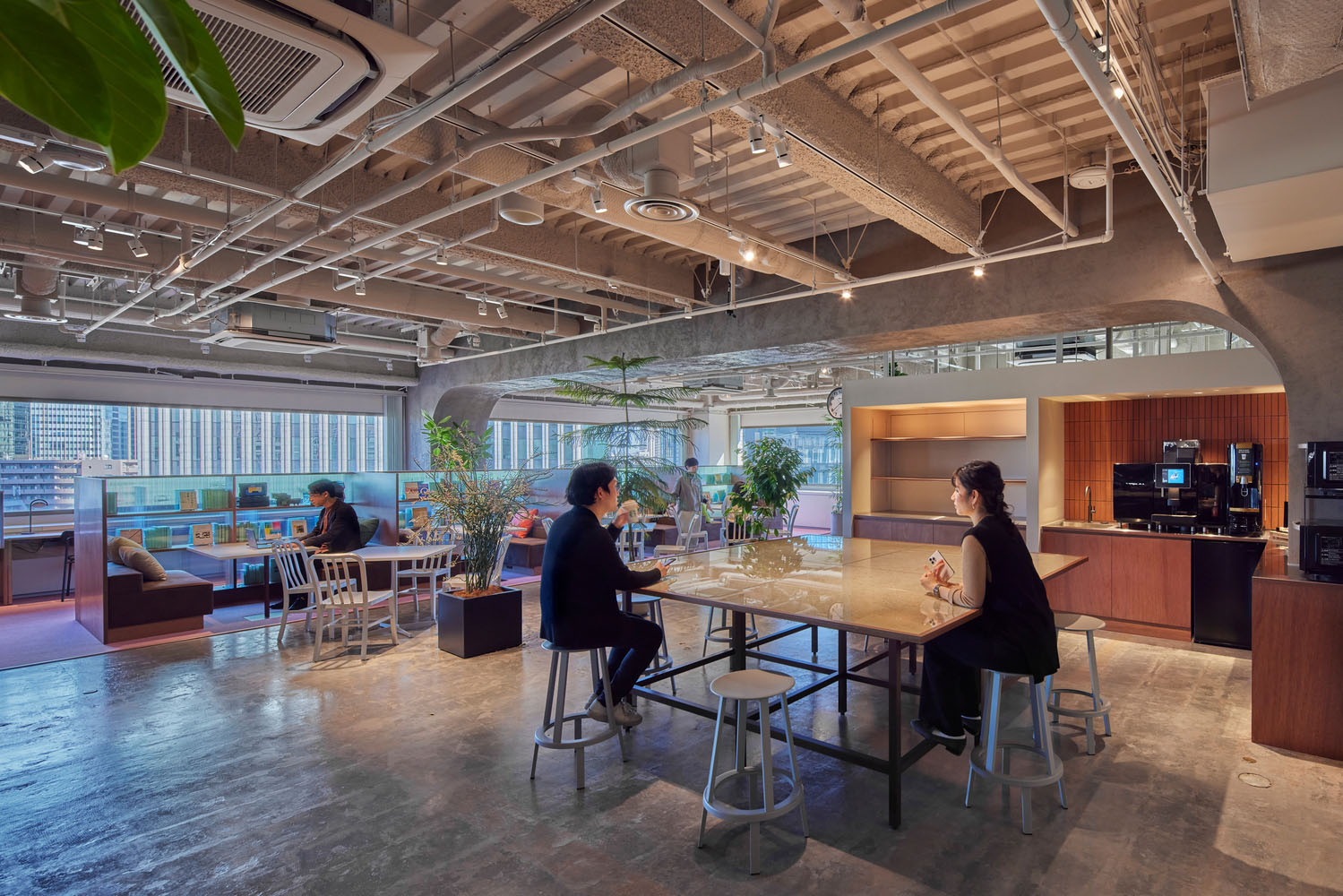 辦公室設計,辦公室設計案例,KOKUYO,日本,Nippan集團總部辦公室,東京,工業風辦公室