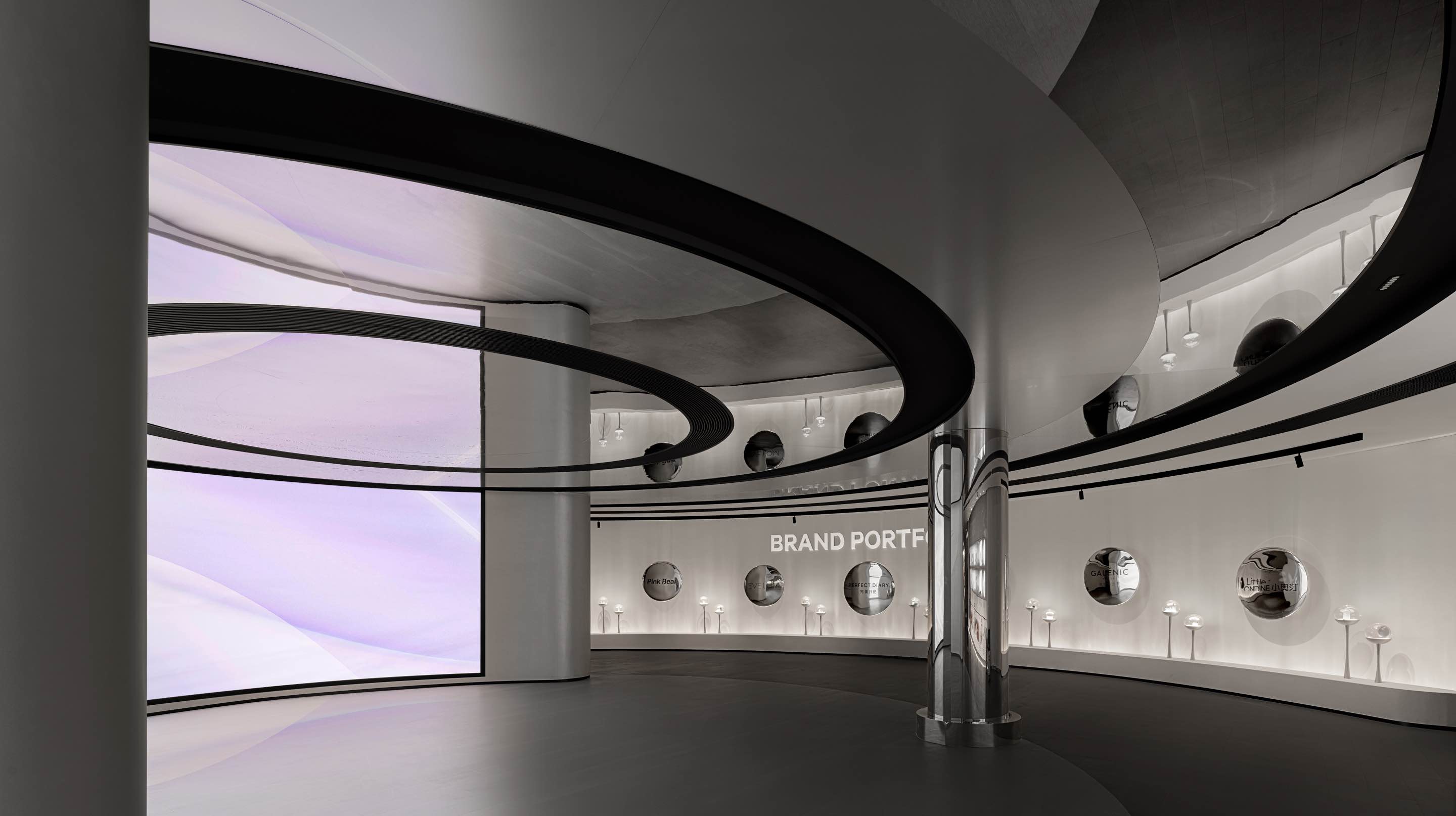 辦公室設計,美妝產品體驗中心設計,美妝公司辦公室設計,多功能空間設計,展廳設計,美妝產品展廳設計,商店設計,零售店設計,廣州,完美日記總部品牌體驗中心,Cityinno